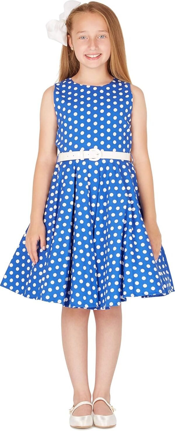 BlackButterfly Kids 'Audrey' Vintage 50's Girls Dress - Image 3