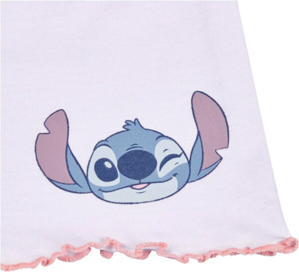 Disney Lilo & Stitch Girls T-Shirt & Shorts Set, Stitch Outfit Clothing Set for Girls - Image 4