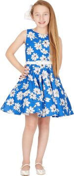 BlackButterfly Kids 'Audrey' Vintage 50's Girls Dress - Image 7