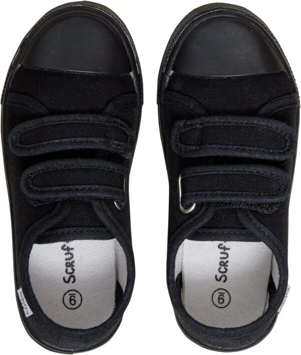 Kids Canvas Shoes Boys Trainers Girls Pumps Unisex Easy Fasten Plimsolls Casual Shoes - Image 9