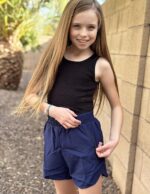 Arshiner Girls Summer Lightweight Sporty Shorts Kids Quick Dry Active Running Workout Shorts with Mesh Liner and Zip Pockets 5-12 Years - Image 5