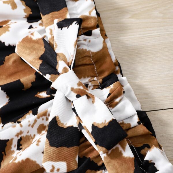 Xumplo Girls Clothes Set Kids Summer Outfit Sleeveless Tie Knot Tank Top and Shorts Clothing Sets 5-14Y - Image 6