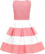 BlackButterfly Kids 'Lilly' Vintage Striped 50's Children's Girls Dress