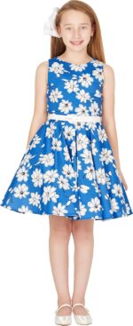 BlackButterfly Kids 'Audrey' Vintage 50's Girls Dress - Image 3