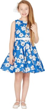 BlackButterfly Kids 'Audrey' Vintage 50's Girls Dress - Image 6