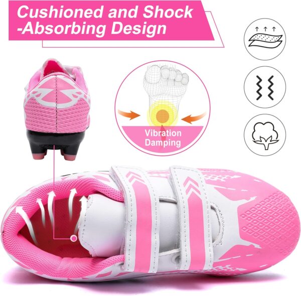 Boys Football Boots Trainers Kids Football Training Shoes Girls Soccer Athletics Shoes Sport Shoes Running Shoes Teenager Outdoor Football Shoes Sneakers for Unisex - Image 5