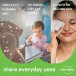 WaterWipes Hydrating Clean Baby Wipes, 360 Wipes (6 Packs), with 99% Water & Aloe Vera Extract, Wet Wipes for Face & Body - Image 5