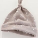 Newborn Baby 5 Hats and 5 Pairs Anti-Scratch Mittens for Babies Boys and Girls,Ages 0-6 Months 100% Cotton - Image 4