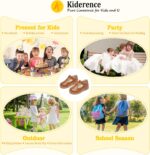 Kiderence Toddler Little Girls Mary Jane Dress Shoes School Oxford for Girls Flats - Image 6