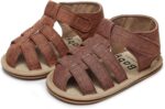 UK Baby Boys Girls Sandals,Boys Tennis Shoes Fisherman Sandals Toddler First Closed Toe Girls Shoes Baby Shoes Clearance - Image 2
