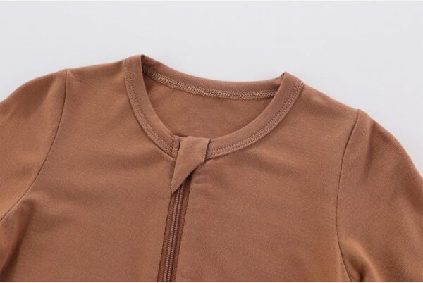 Unisex Rayon Made from Bamboo Zipper Baby Boy Girl Rompers 2 Pcak Long Sleeve Infants Jumpsuits New Born Clothes - Image 3