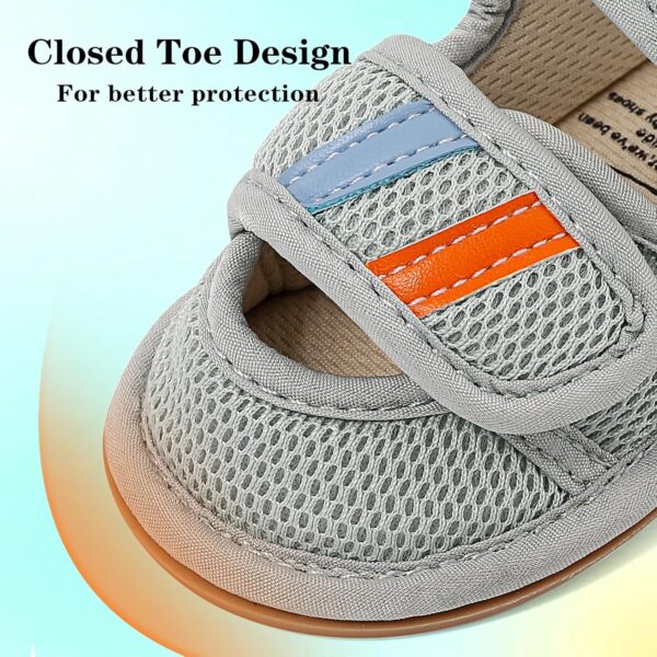 Baby Boys Soft Sole Sandals Toddler Anti-Slip Summer Crib First Walking Shoes - Image 4