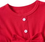 Swimnus Baby Girl Clothes Newborn Baby Clothes Long Sleeve Ruffle Dress Tops and Floral Pants 2 Pieces Set Baby Girl Gifts Newborn Baby Born Clothes 12Months-4Years - Image 3