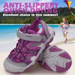 UOVO Boys Sandals Closed Toe Outdoor Sandals Trekking Hiking Sandals Athletic Summer Shoes Size 7 Toddler to 5 Big Kids - Image 6