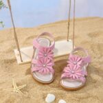 Kiderence Toddler Girls Sandals Little Girls Kids Summer Shoes Toddler Sandals - Image 7
