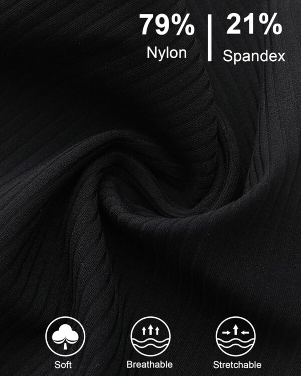 Valcatch Girls Flare Leggings Ribbed Yoga Dance Pants with Pockets High Waist Bell Bottom Trousers Kids Teens Wide Leg Pants Athletic Tights for Casual and Activewear - Image 6