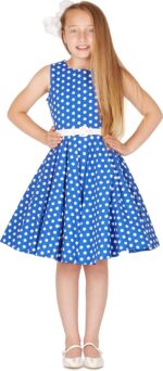 BlackButterfly Kids 'Audrey' Vintage 50's Girls Dress - Image 6
