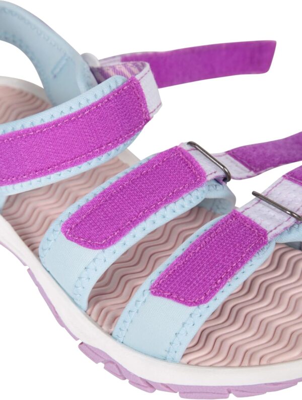 Mountain Warehouse Reef 3 Strap Kids Sandals - Neoprene Lined Boy & Girls Beach Shoes, Durable Sandals, Hook & Loop, Quick Dry Summer Footwear - for Beach Walking - Image 9