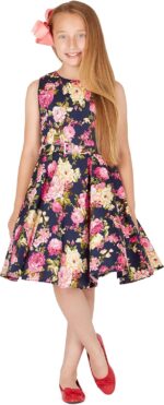 BlackButterfly Kids 'Audrey' Vintage 50's Girls Dress - Image 6