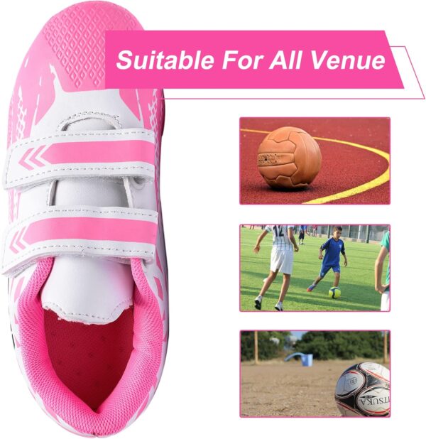 Boys Football Boots Trainers Kids Football Training Shoes Girls Soccer Athletics Shoes Sport Shoes Running Shoes Teenager Outdoor Football Shoes Sneakers for Unisex - Image 8