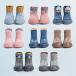 MASOCIO Baby Boys Girls Sock Shoes Toddler First Walking Shoes Soft Rubber Sole Non Slip Sock Shoes - Image 6