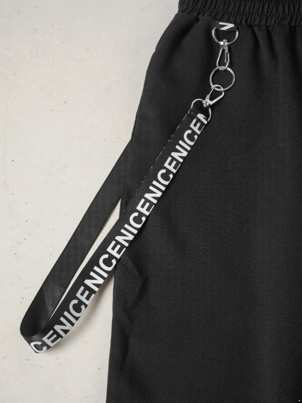 TSSOE Kids Girls 2Pcs Tracksuit Sleeveless Letter Printed Crop Top with Cargo Pant Hip Hop Jazz Outfit - Image 6