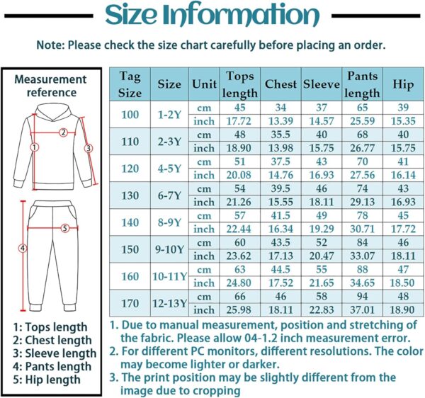 Girls Tracksuits Hoodie Sweatshirt & Trousers 2Pcs Sets Kids Casual Sports Costume Clothing - Image 2