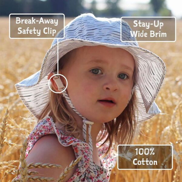 JAN & JUL Adjustable Cotton Floppy Sun Hat with 50+ UPF Protection - Image 2