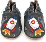 Dotty Fish Baby Boy's Soft Leather Shoes First Walker - Image 2