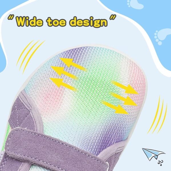 Kids Wide Barefoot Shoes for Boys Girls Outdoor Trail Running Minimalist Walking Shoes - Image 2