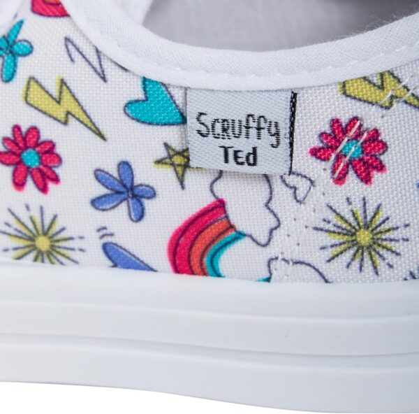 Kids Canvas Shoes Boys Trainers Girls Pumps Unisex Easy Fasten Plimsolls Casual Shoes - Image 6