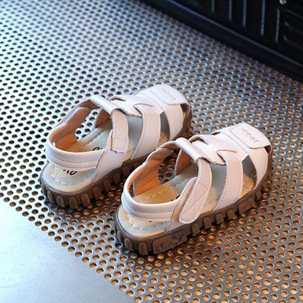 Baby Boys Girls Summer Lightweight Soft Sole Closed-Toe Outdoor Athletic Sandals Infant Rubber Soft Sole Premium Toddler First Walker Outdoor Summer Beach Shoes - Image 7