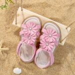 Kiderence Toddler Girls Sandals Little Girls Kids Summer Shoes Toddler Sandals - Image 6