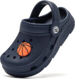 HOBIBEAR Boys and Girls Garden Clogs Slip on Sandals Beach Water Shoes (Toddler/Little Kids/Big Kids)