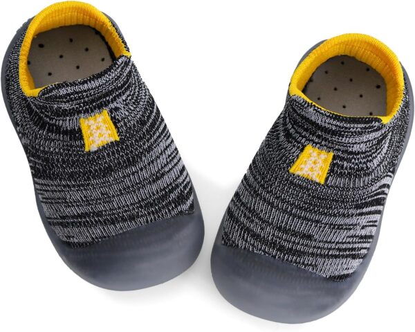Baby Boys Girls Sock Shoes First Walking Toddler Slip on Sneakers Barefoot Breathable Antislip Flexible - Image 2