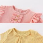 Newborn Baby Short Sleeve Bodysuits Cotton One-Piece Baby Boy Girl Clothes 5-Pack - Image 3