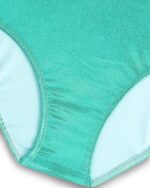 JiAmy Girls' Gymnastics Leotards 4 Piece Set, Solid Sleeveless Kids Ballet Dance Unitards with Shorts Gymnastics Outfits for 3-12 Years - Image 3