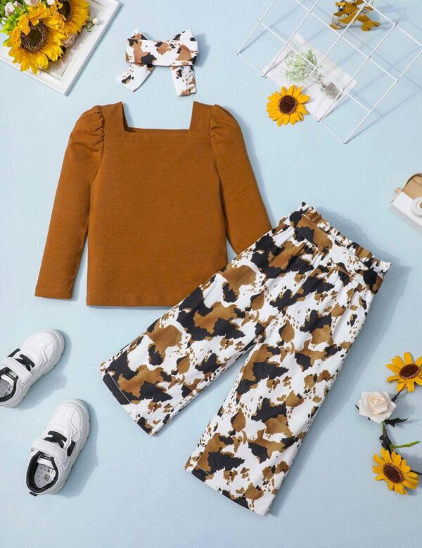 Xumplo Girls Clothes Set Kids Summer Outfit Sleeveless Tie Knot Tank Top and Shorts Clothing Sets 5-14Y - Image 2