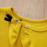 Naiyafly Baby Girl Dress With Cardigan Clothes Set Toddler Girls Long Sleeve Bow Button Cardigan + Sundress Suit Kids Knitted Cropped Sweaters Tops Dress 2 Piece Outfits 1-5 Years - Image 8