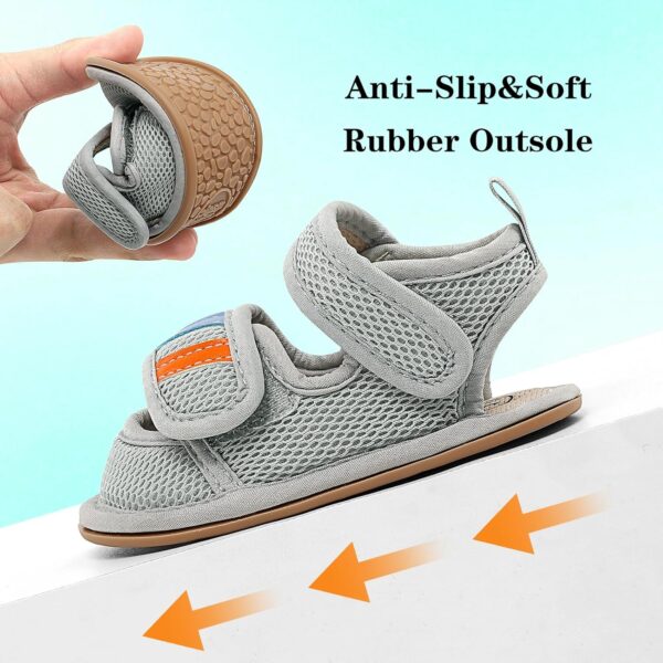 Baby Boys Soft Sole Sandals Toddler Anti-Slip Summer Crib First Walking Shoes - Image 5