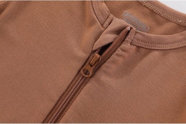 Unisex Rayon Made from Bamboo Zipper Baby Boy Girl Rompers 2 Pcak Long Sleeve Infants Jumpsuits New Born Clothes - Image 4