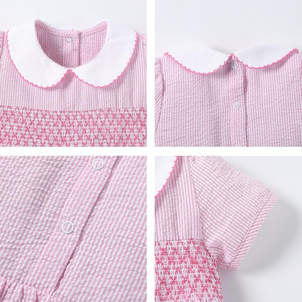 Little Girls' Dresses Casual Spring Summer Outfit Cotton Clothes for 2-8 Years Old Toddlers and Girls - Image 5