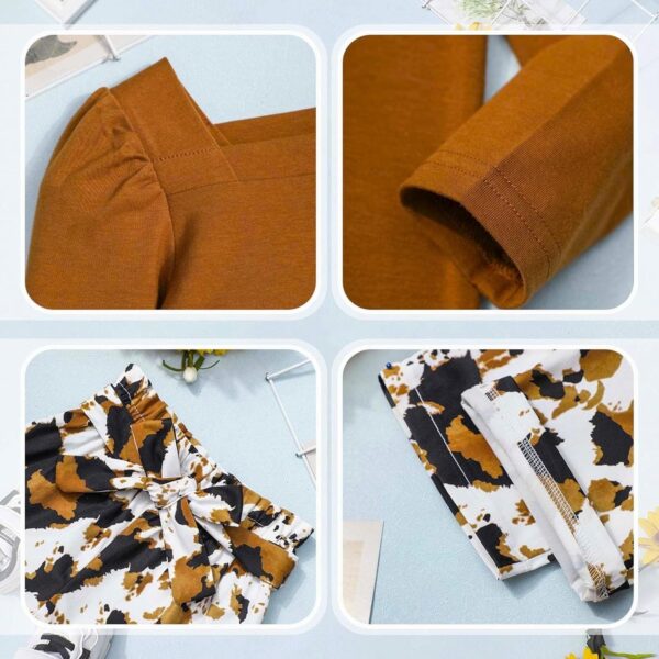 Xumplo Girls Clothes Set Kids Summer Outfit Sleeveless Tie Knot Tank Top and Shorts Clothing Sets 5-14Y - Image 5