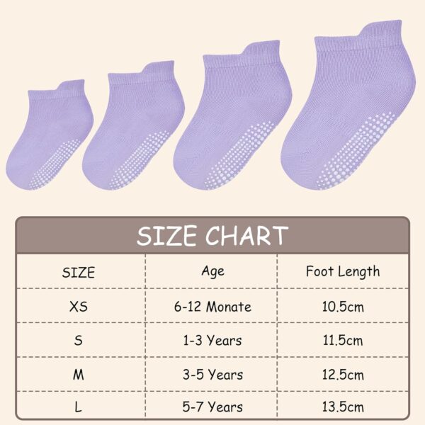 HYCLES Baby Girp Socks 20 Pairs for Boys Girls Toddler Infant Kids Children Non Skid Ankle Socks with Grip Anti-slip Socks for 0-7 Years - Image 7