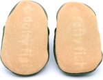 Dotty Fish Soft Leather Baby and Toddler Barefoot Shoes for Boys and Girls. Non-Slip Suede Soles. Animal Designs. 0-6 Months - 4-5 Years - Image 5