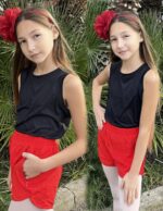 Arshiner Girls Summer Lightweight Sporty Shorts Kids Quick Dry Active Running Workout Shorts with Mesh Liner and Zip Pockets 5-12 Years - Image 5