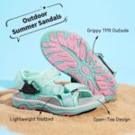 DREAM PAIRS Boys Girls Sandals Sports Outdoor Athletic Sandals for Kid Adjustable Strap Open Toe Summer Sneakers - Image 4