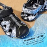 DREAM PAIRS Boys Girls Sandals Closed-Toe Athletic Sport Sandals Summer Outdoor Toddler/Little Kid/Big Kid - Image 2