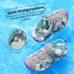 DREAM PAIRS Boys Girls Sandals Closed-Toe Athletic Sport Sandals Summer Outdoor Toddler/Little Kid/Big Kid - Image 3