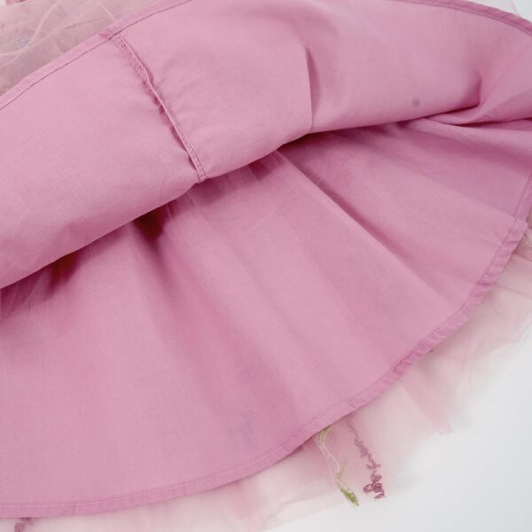 Miipat Baby Girl Dress Tulle Butterfly Toddler Girls Sleeveless Embroidery Floral Princess Dresses Wedding Party Birthday Dress for Girl - Image 9